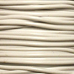 S&#39;getti Plastic Cord (non-stretch), White, 1.8mm Thick, 150 feet